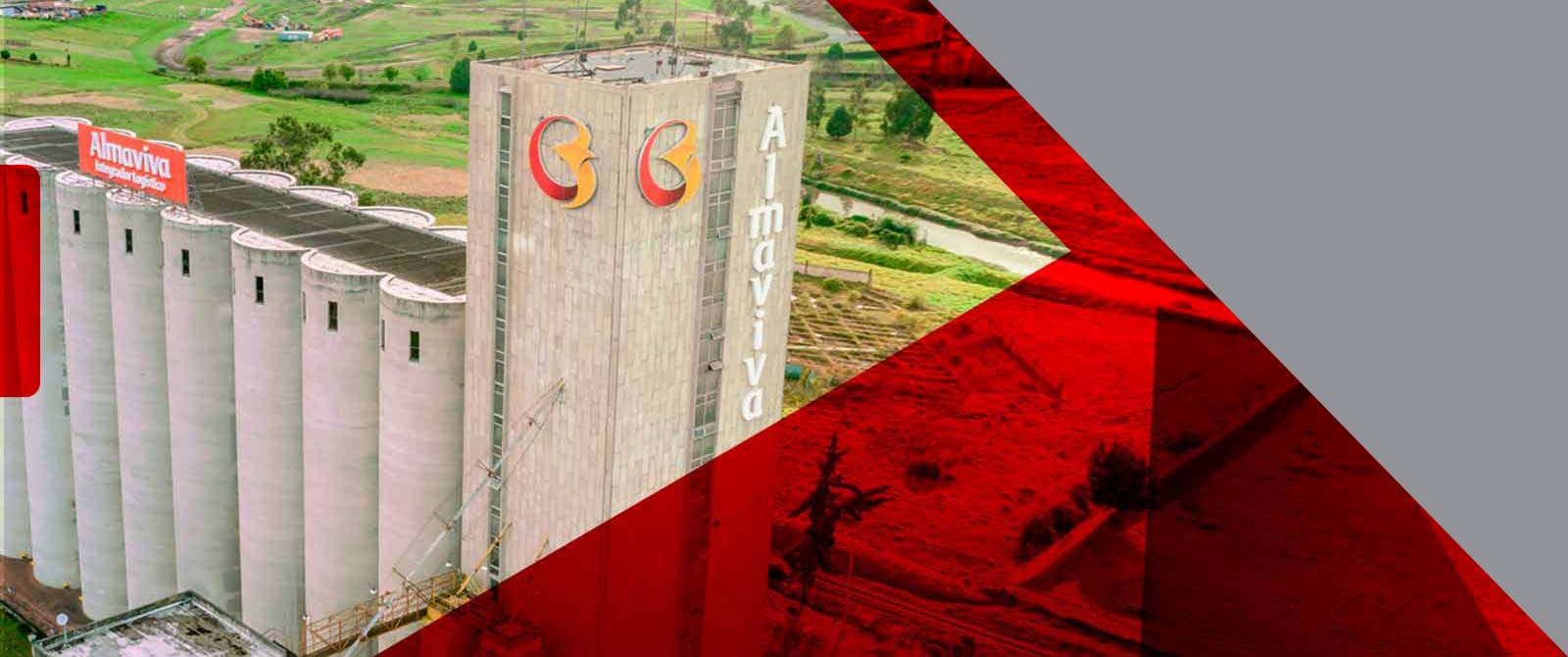 Banner somos innovación que moviliza el progreso del país Foto bodegas de Almaviva