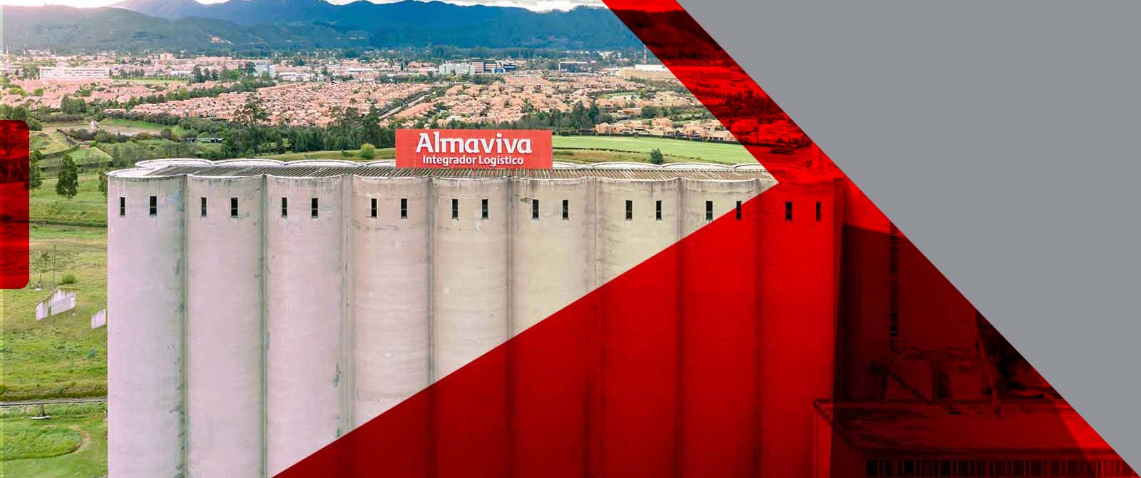 Banner expertos en integración logística Foto bodegas de Almaviva
